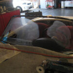 The glass scratch removal process requires resurfacing the damage first. Manhattan Beach, CA